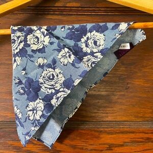 Liberty with J. Crew Pocket Square in Chambray Floral - LIKE NEW!